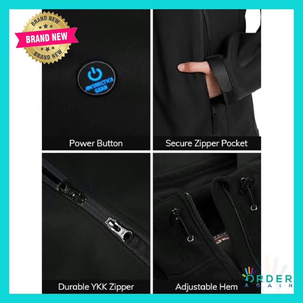 Heated Winter Coat Soft Shell Performance Jacket … - image 3